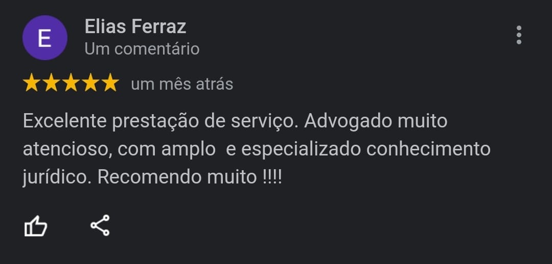 Depoimento de cliente