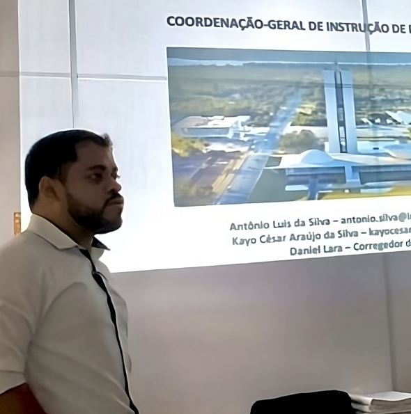 Kayo César ministrando curso